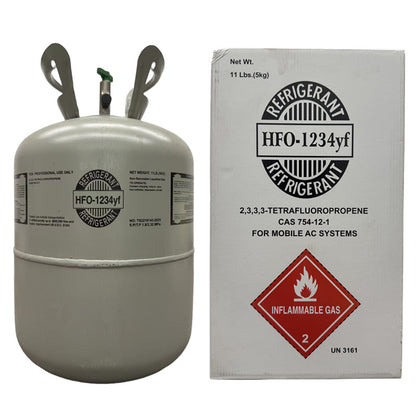 11LB R1234yf Refrigerant Freon for Air Conditioners - Steel Cylinder Packaging Tank